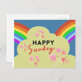 幸せな日曜日 シーズンポストカード (正面/裏面)