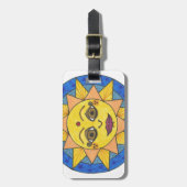 幸せな日曜日 ラゲッジタグ (正面縦)