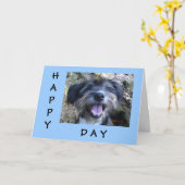 幸せな日 カード (黄色い花)