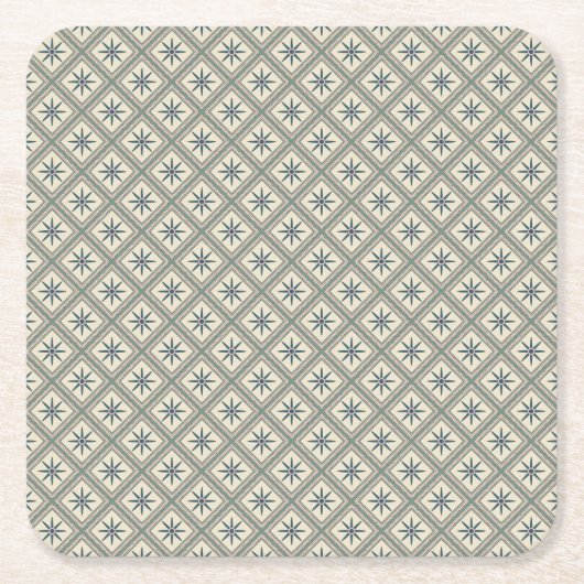 幸せな日 スクエアペーパーコースター (正面)