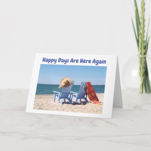 幸せな日-***定年祝い** カード (正面)