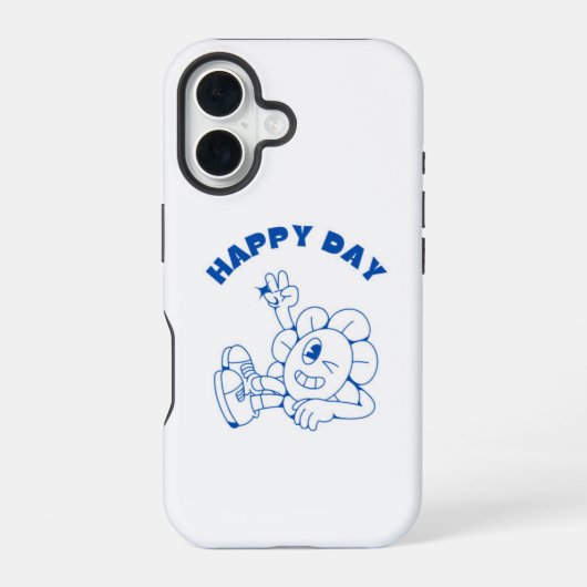 幸せな日 iPhone 16ケース (裏面)