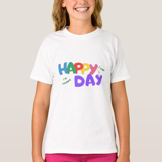 幸せな日 Tシャツ (正面)