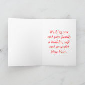 幸せな旧正月のコイのベトナムの新年 シーズンカード (内部)