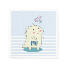 幸せな星を持つかわいい黄色の恐竜