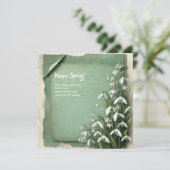 幸せな春の花が緑 シーズンカード (スタンド正面)