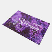 幸せな春フローラ ドアマット (アングル)