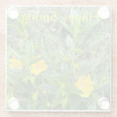 幸せな春モンキーフラワーズ！ ガラスコースター (裏面)