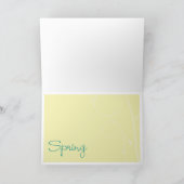 幸せな春 カード (内部)