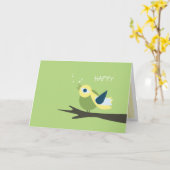 幸せな春 カード (黄色い花)