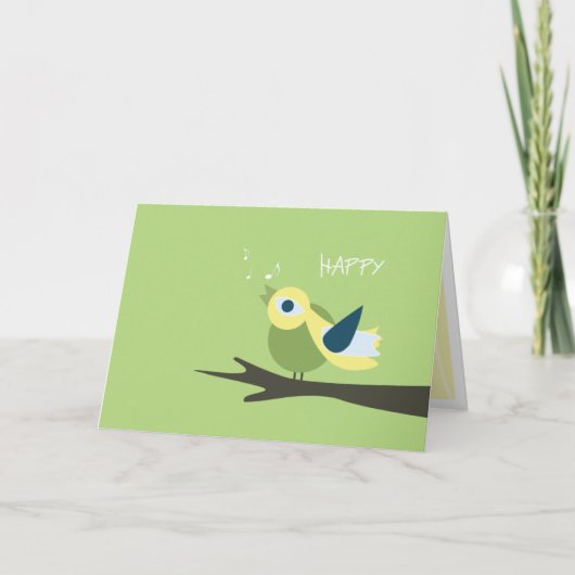 幸せな春 カード (正面)