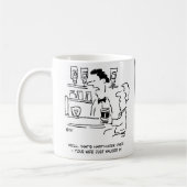 幸せな時間を過ぎて妻が到着 コーヒーマグカップ (左)