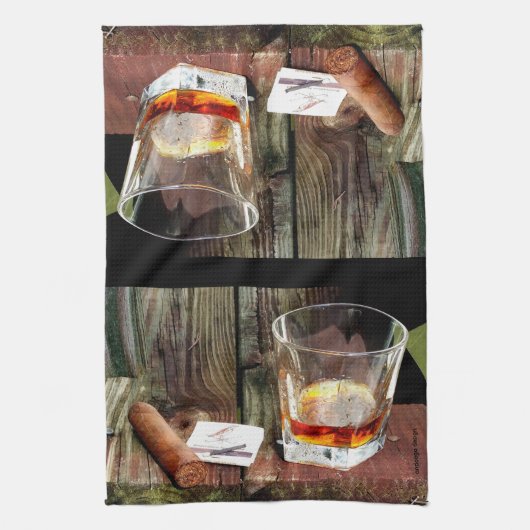 幸せな時 キッチンタオル (縦)