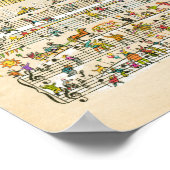 幸せな曲 ポスター (角)