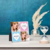 幸せな最初の母の日かわいい2フォトコラージュ フォトプラーク (インサイチュ)