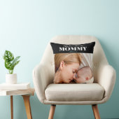 幸せな最初の母親の日かわいい写真コラージュ クッション (椅子)