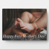 幸せな最初の母親の日，休日の写真カスタム フォトプラーク (正面)