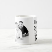 幸せな最初父の日の新しいパパ コーヒーマグカップ (中央)