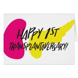 幸せな最初SPK Transplantaversaryカード