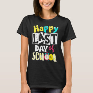 幸せな最後の日の学校の学生と先生9 Tシャツ