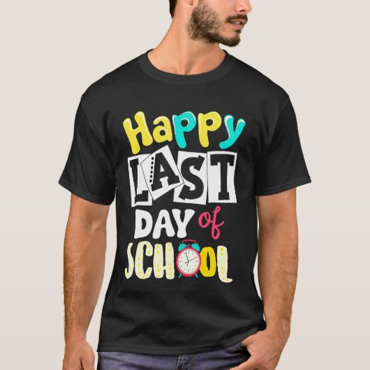 幸せな最後の日の学生と先生1 Tシャツ (正面)