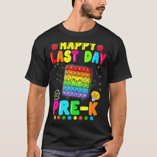 幸せな最後の日K前のポップ・アートのIt Fidget toy 1 Tシャツ (正面)