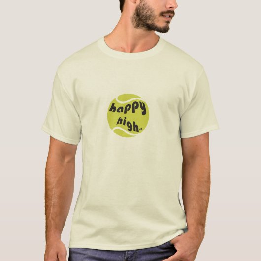 幸せな最高: テニス Tシャツ (正面)