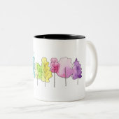 幸せな木 ツートーンマグカップ (正面右)