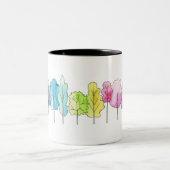 幸せな木 ツートーンマグカップ (中央)