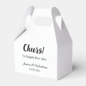 幸せな未来に乾杯 < couple 名> <日付>  フェイバーボックス (裏面サイド)