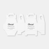 幸せな未来に乾杯 < couple 名> <日付>  フェイバーボックス (折り畳みなし)