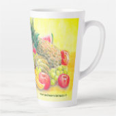 幸せな果物 カフェラテマグ (右)