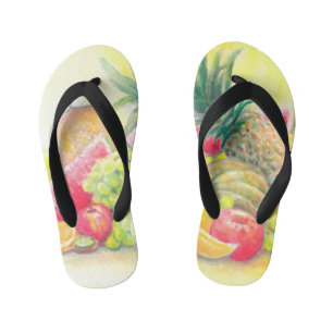 幸せな果物 キッズビーチサンダル