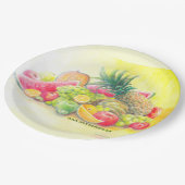 幸せな果物 ペーパープレート (アングル)