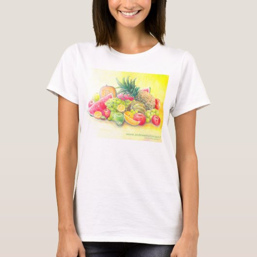 幸せな果物 Tシャツ (正面)