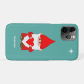 幸せな格言とハートティール(緑がかった色)Case-Mate iPhone c Case-Mate iPhoneケース (裏面(横))