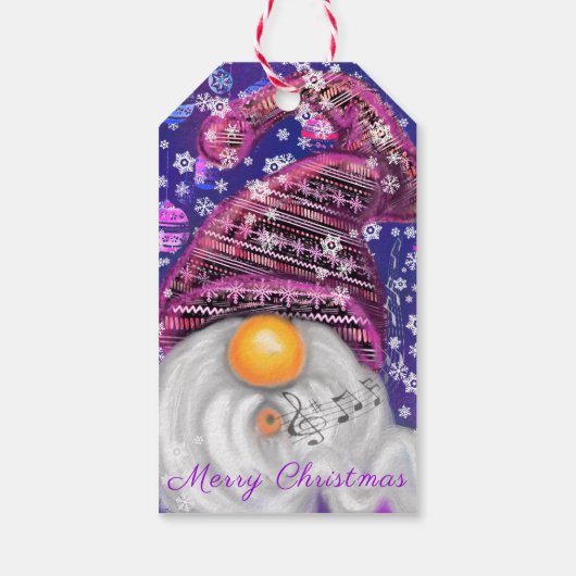 幸せな格言クリスマスギフトタグ ギフトタグ (裏面)