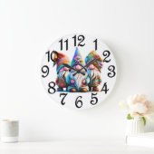 幸せな格言 ラージ壁時計 (ホーム)