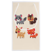 幸せな森林友人 スモールペーパーバッグ (裏面)