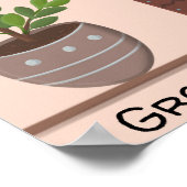 幸せな植物を育てる ポスター (角)