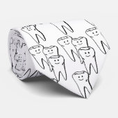 幸せな歯のタイ ネクタイ (ロール)