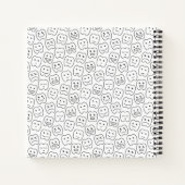 幸せな歯のパターン ノートブック (裏面)