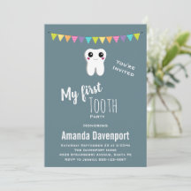 幸せな歯の私の最初の歯