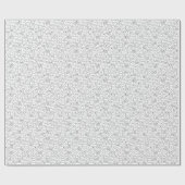 幸せな歯パターン ラッピングペーパー (フラット)