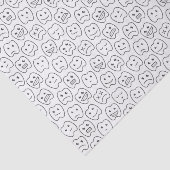 幸せな歯パターン 薄葉紙 (詳細)