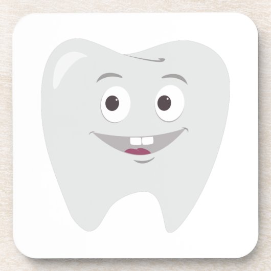 幸せな歯 コースター (正面)