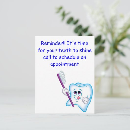 幸せな歯 ポストカード (スタンド正面)