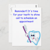 幸せな歯 ポストカード (正面/裏面)