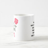 幸せな母の日に愛する母 コーヒーマグカップ (中央)