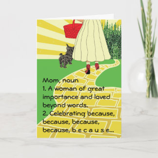 幸せな母の日のために カード